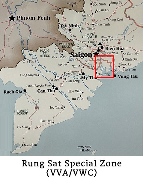 Map of the Rung Sat Special Zone (VVA/VWC)